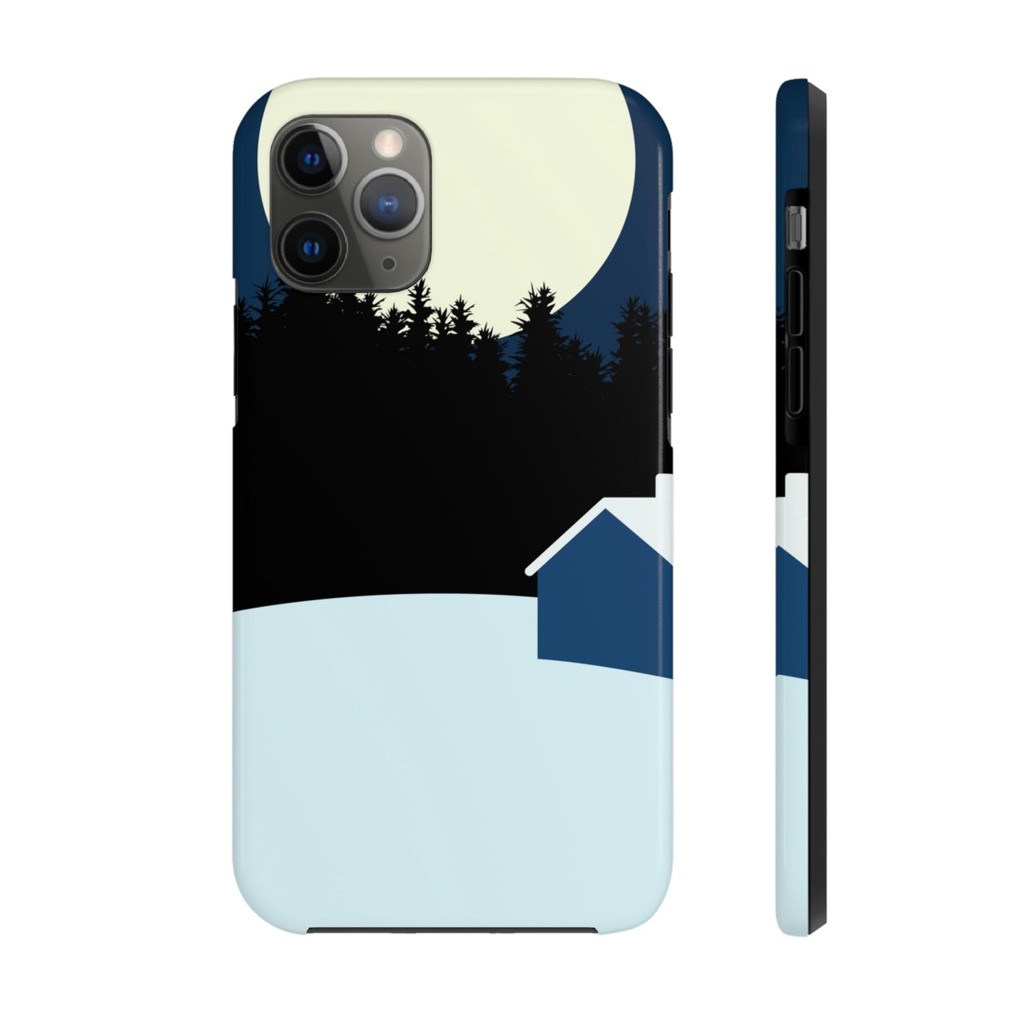 Winter Night Outdoor Minimal Art Tough Phone Cases Case-Mate Ichaku [Perfect Gifts Selection]