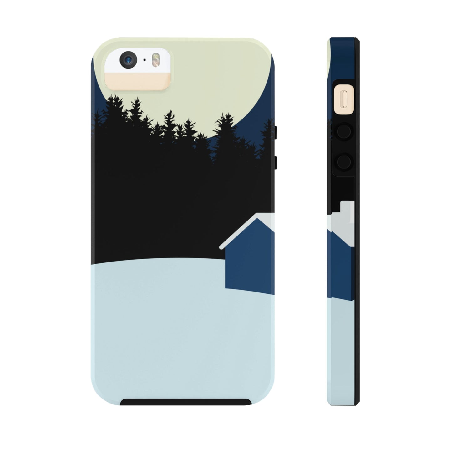 Winter Night Outdoor Minimal Art Tough Phone Cases Case-Mate Ichaku [Perfect Gifts Selection]