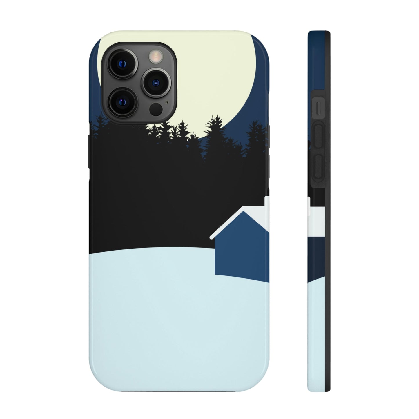 Winter Night Outdoor Minimal Art Tough Phone Cases Case-Mate Ichaku [Perfect Gifts Selection]