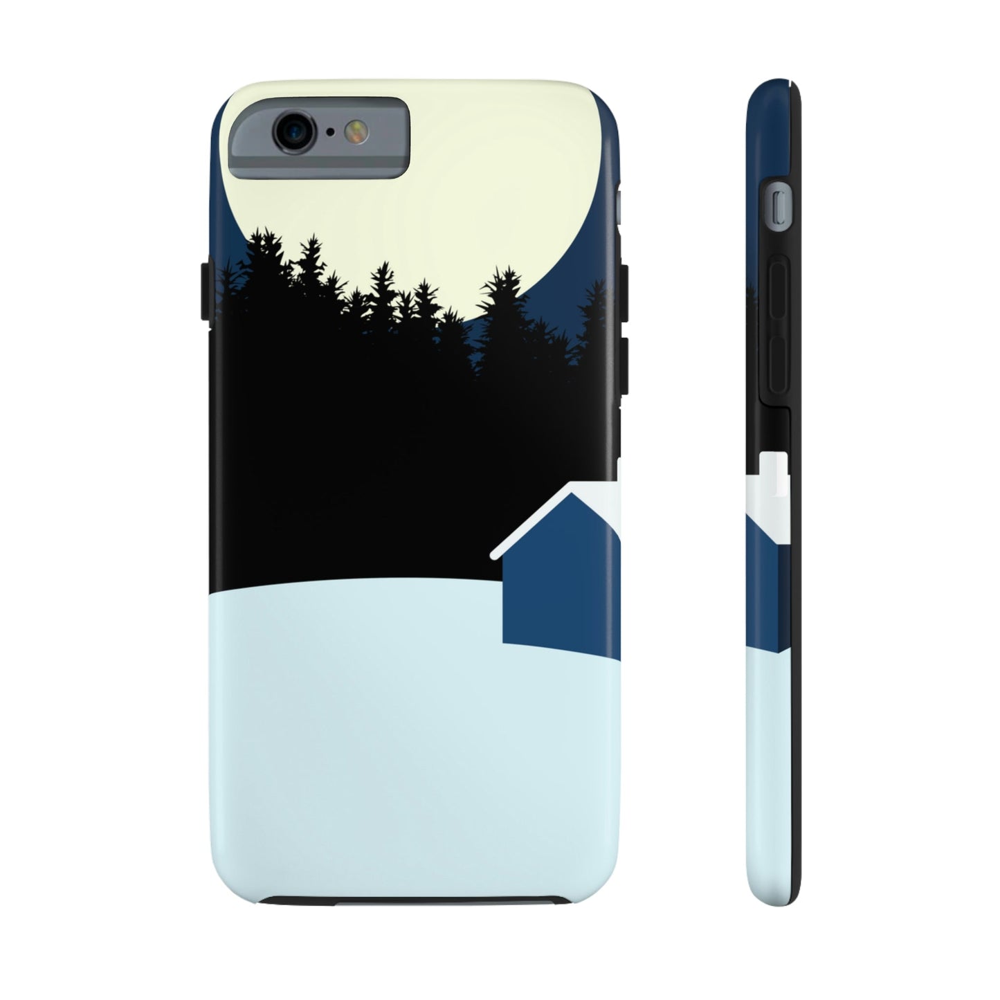 Winter Night Outdoor Minimal Art Tough Phone Cases Case-Mate Ichaku [Perfect Gifts Selection]