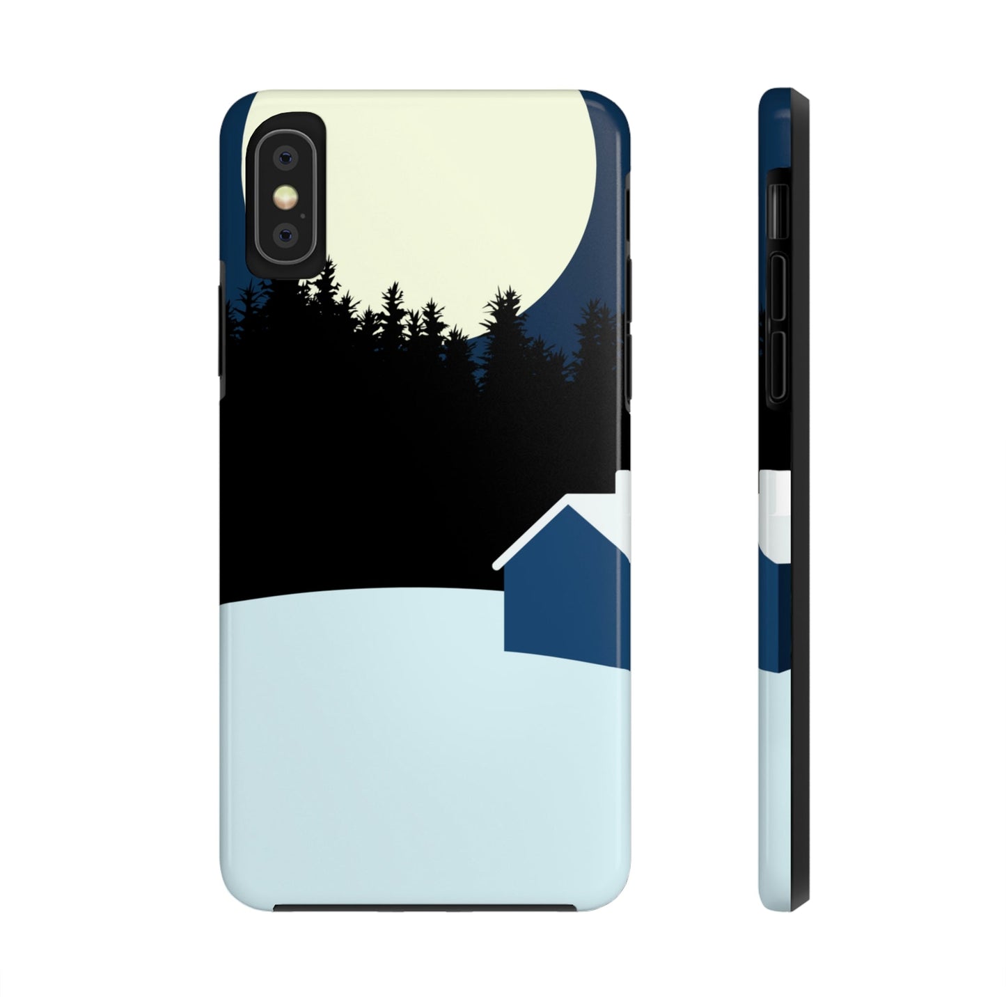 Winter Night Outdoor Minimal Art Tough Phone Cases Case-Mate Ichaku [Perfect Gifts Selection]