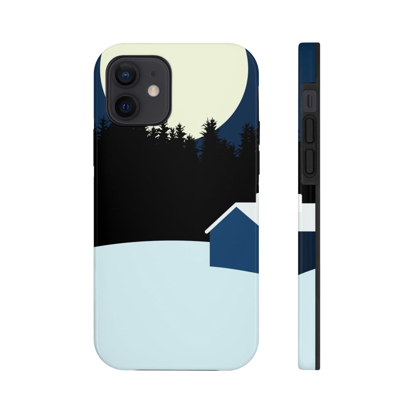 Winter Night Outdoor Minimal Art Tough Phone Cases Case-Mate Ichaku [Perfect Gifts Selection]