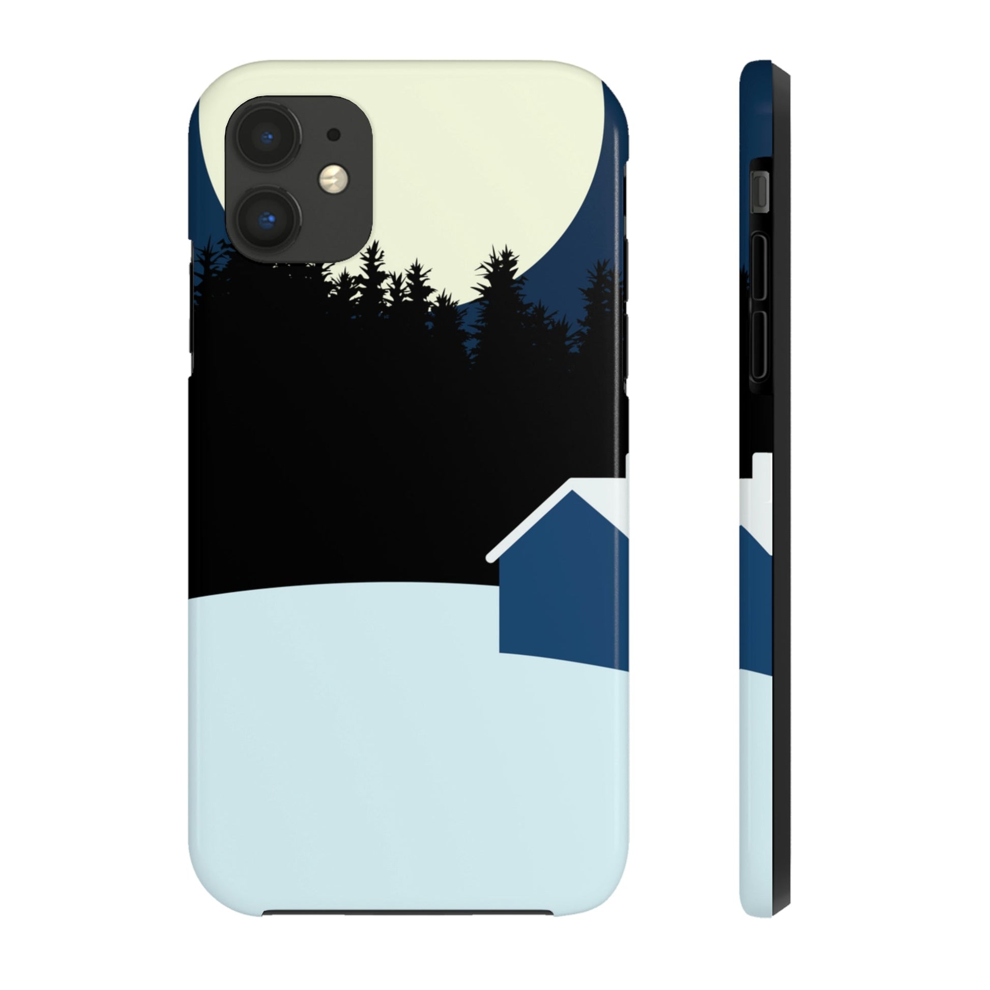 Winter Night Outdoor Minimal Art Tough Phone Cases Case-Mate Ichaku [Perfect Gifts Selection]