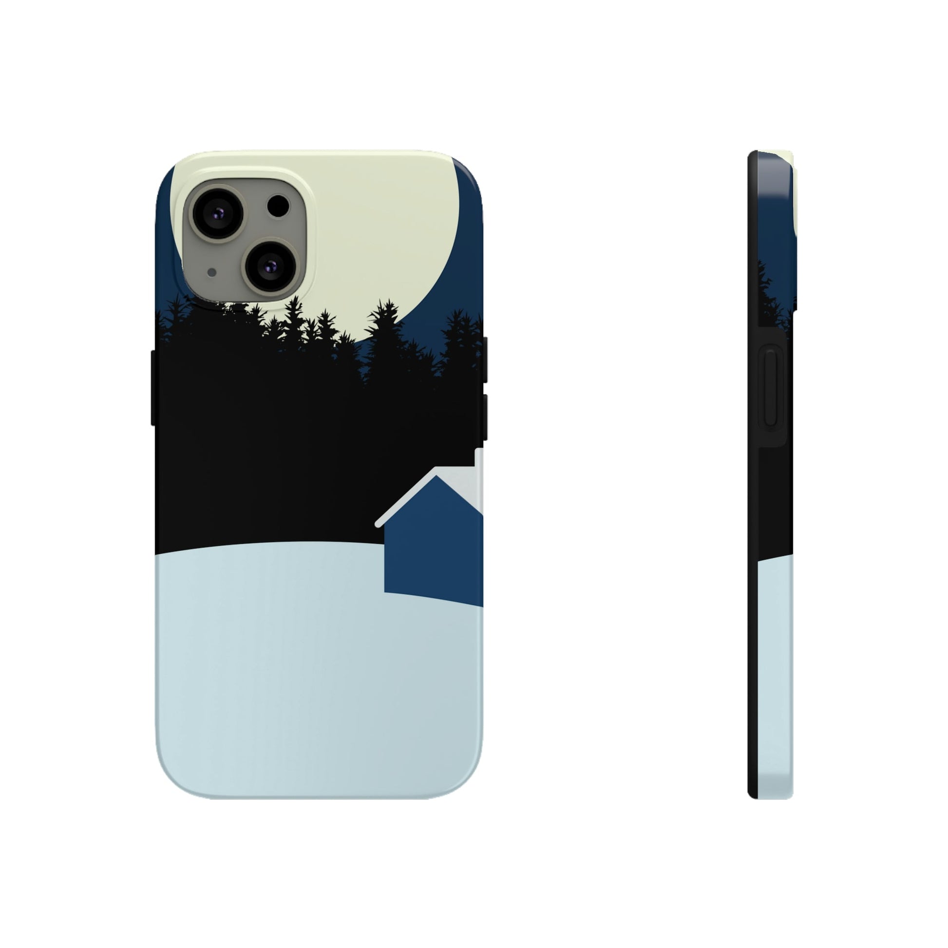 Winter Night Outdoor Minimal Art Tough Phone Cases Case-Mate Ichaku [Perfect Gifts Selection]