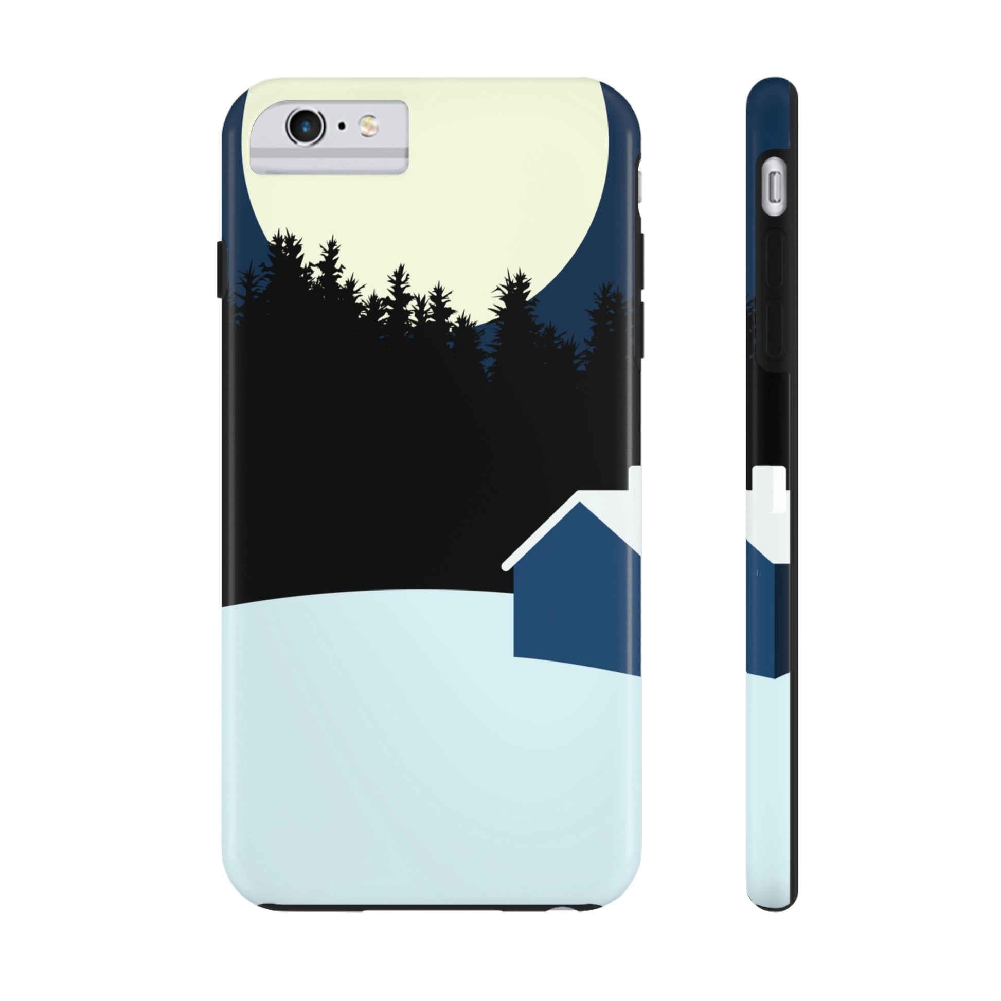 Winter Night Outdoor Minimal Art Tough Phone Cases Case-Mate Ichaku [Perfect Gifts Selection]