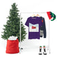 Winter Snow Red House Minimal Unisex Jersey Short Sleeve T-Shirt Ichaku [Perfect Gifts Selection]