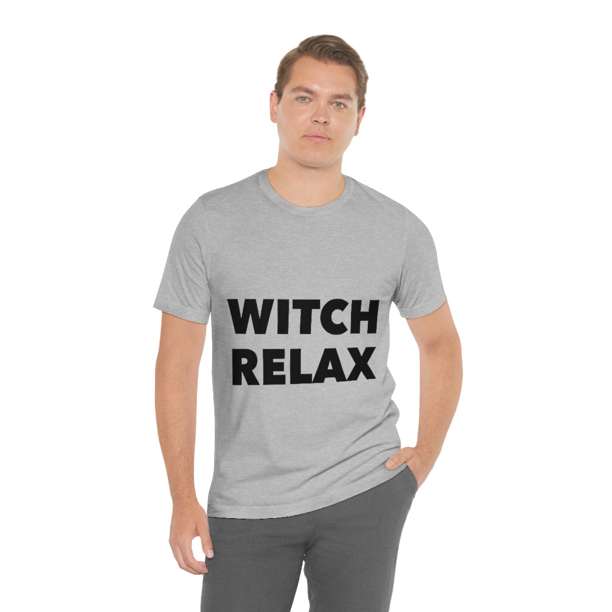 Witch Relax Halloween October TV Series Unisex Jersey Short Sleeve T-Shirt Ichaku [Perfect Gifts Selection]