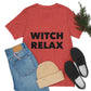 Witch Relax Halloween October TV Series Unisex Jersey Short Sleeve T-Shirt Ichaku [Perfect Gifts Selection]