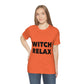 Witch Relax Halloween October TV Series Unisex Jersey Short Sleeve T-Shirt Ichaku [Perfect Gifts Selection]