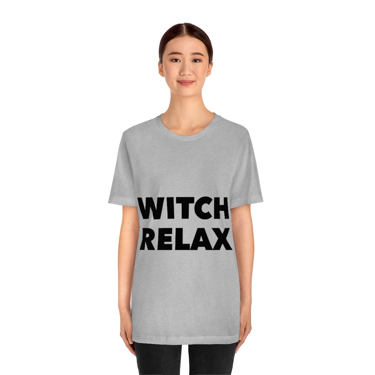 Witch Relax Halloween October TV Series Unisex Jersey Short Sleeve T-Shirt Ichaku [Perfect Gifts Selection]