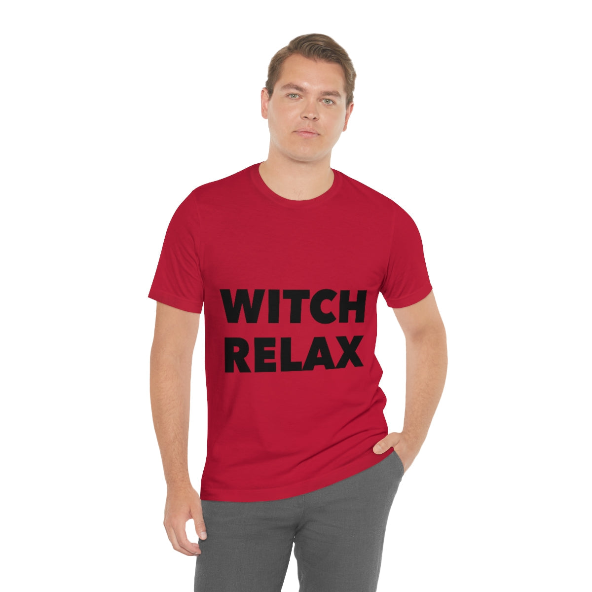 Witch Relax Halloween October TV Series Unisex Jersey Short Sleeve T-Shirt Ichaku [Perfect Gifts Selection]