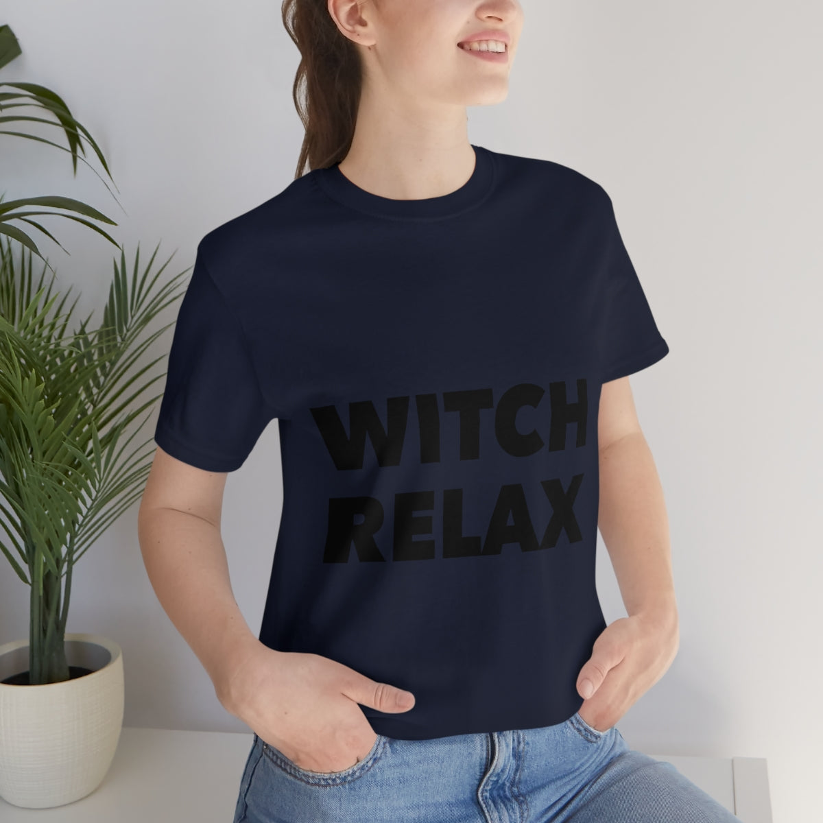 Witch Relax Halloween October TV Series Unisex Jersey Short Sleeve T-Shirt Ichaku [Perfect Gifts Selection]