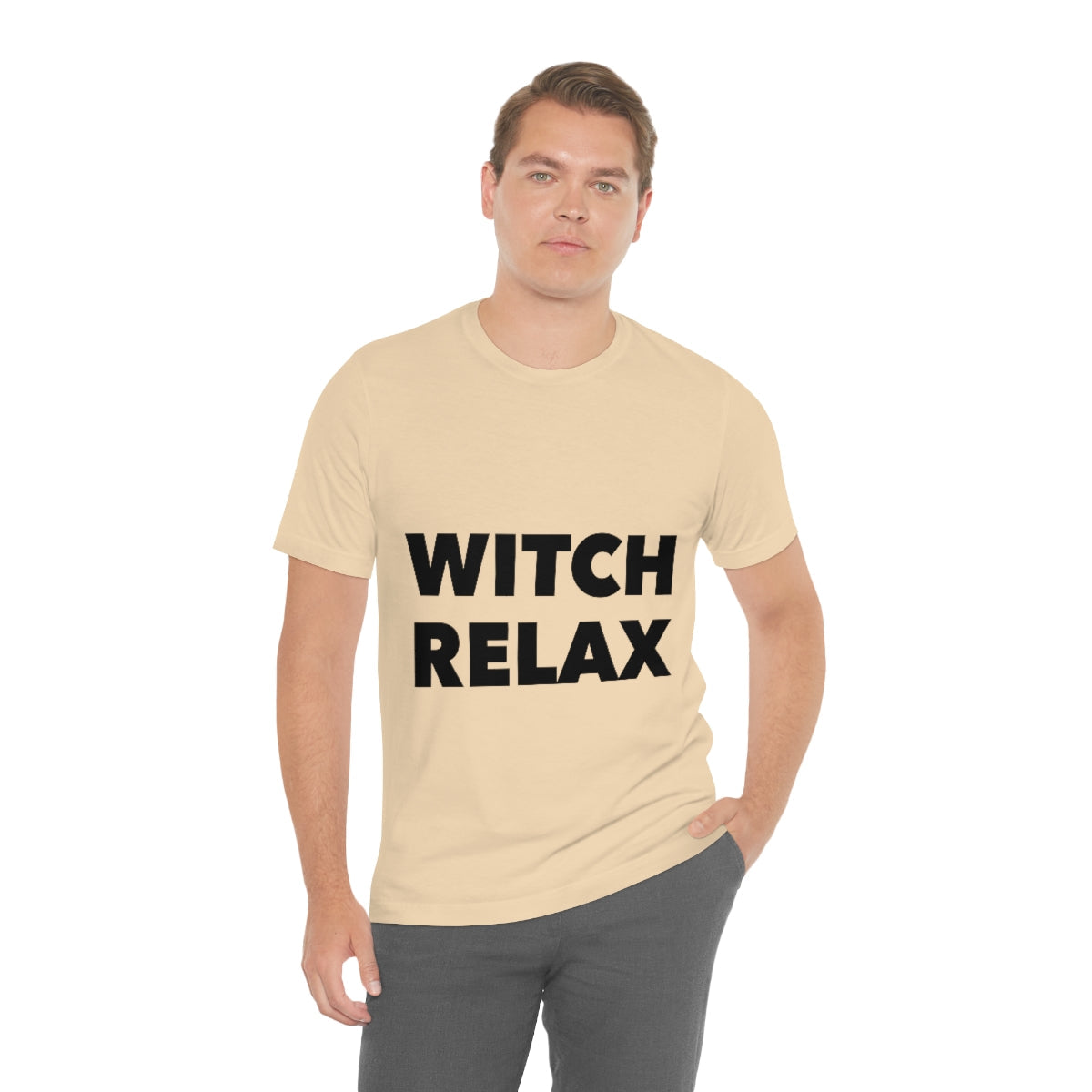 Witch Relax Halloween October TV Series Unisex Jersey Short Sleeve T-Shirt Ichaku [Perfect Gifts Selection]