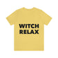 Witch Relax Halloween October TV Series Unisex Jersey Short Sleeve T-Shirt Ichaku [Perfect Gifts Selection]