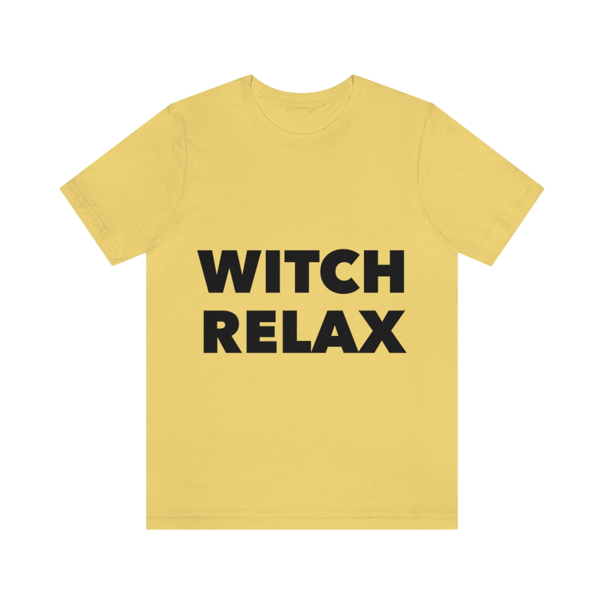 Witch Relax Halloween October TV Series Unisex Jersey Short Sleeve T-Shirt Ichaku [Perfect Gifts Selection]