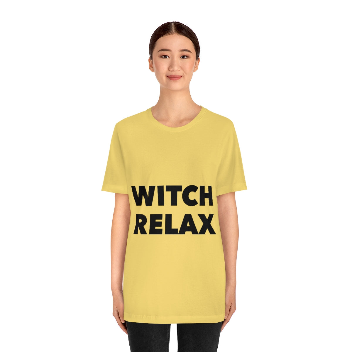 Witch Relax Halloween October TV Series Unisex Jersey Short Sleeve T-Shirt Ichaku [Perfect Gifts Selection]