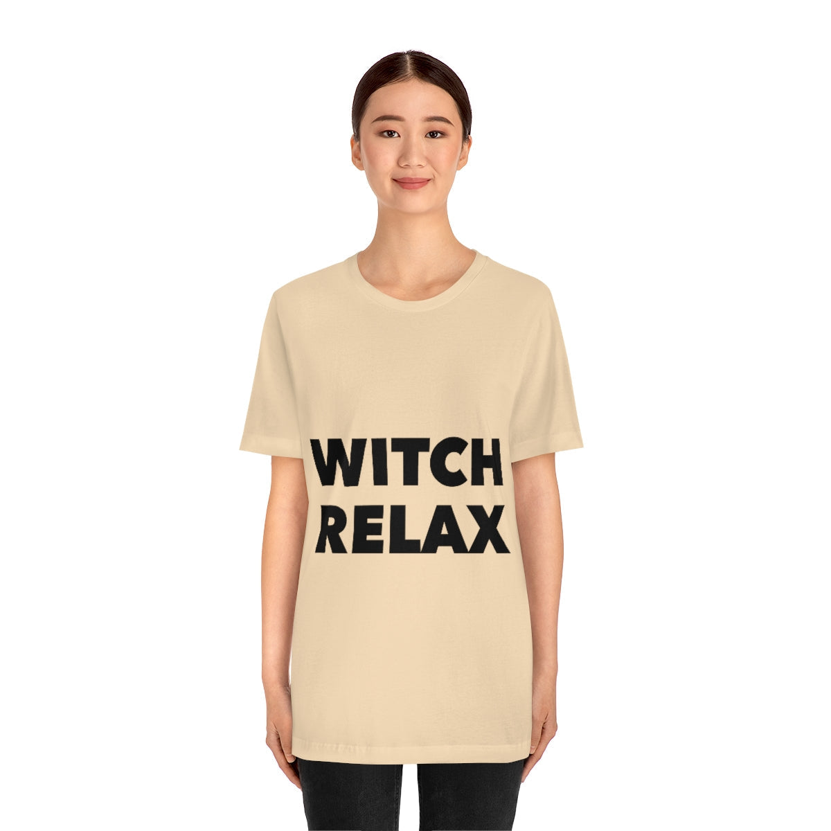 Witch Relax Halloween October TV Series Unisex Jersey Short Sleeve T-Shirt Ichaku [Perfect Gifts Selection]