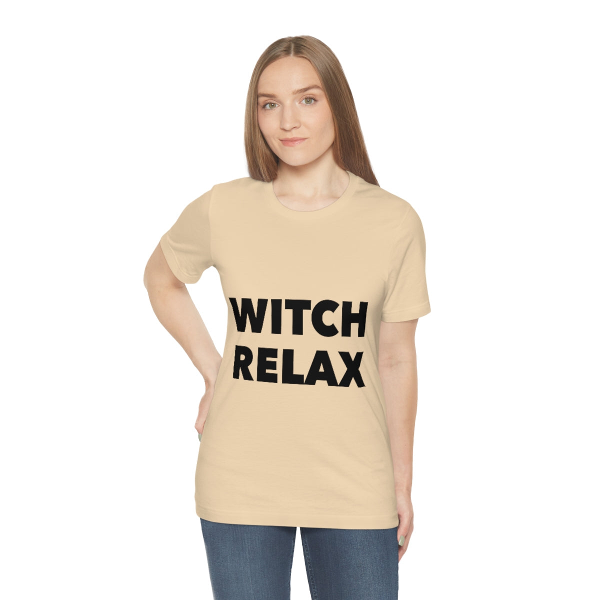 Witch Relax Halloween October TV Series Unisex Jersey Short Sleeve T-Shirt Ichaku [Perfect Gifts Selection]