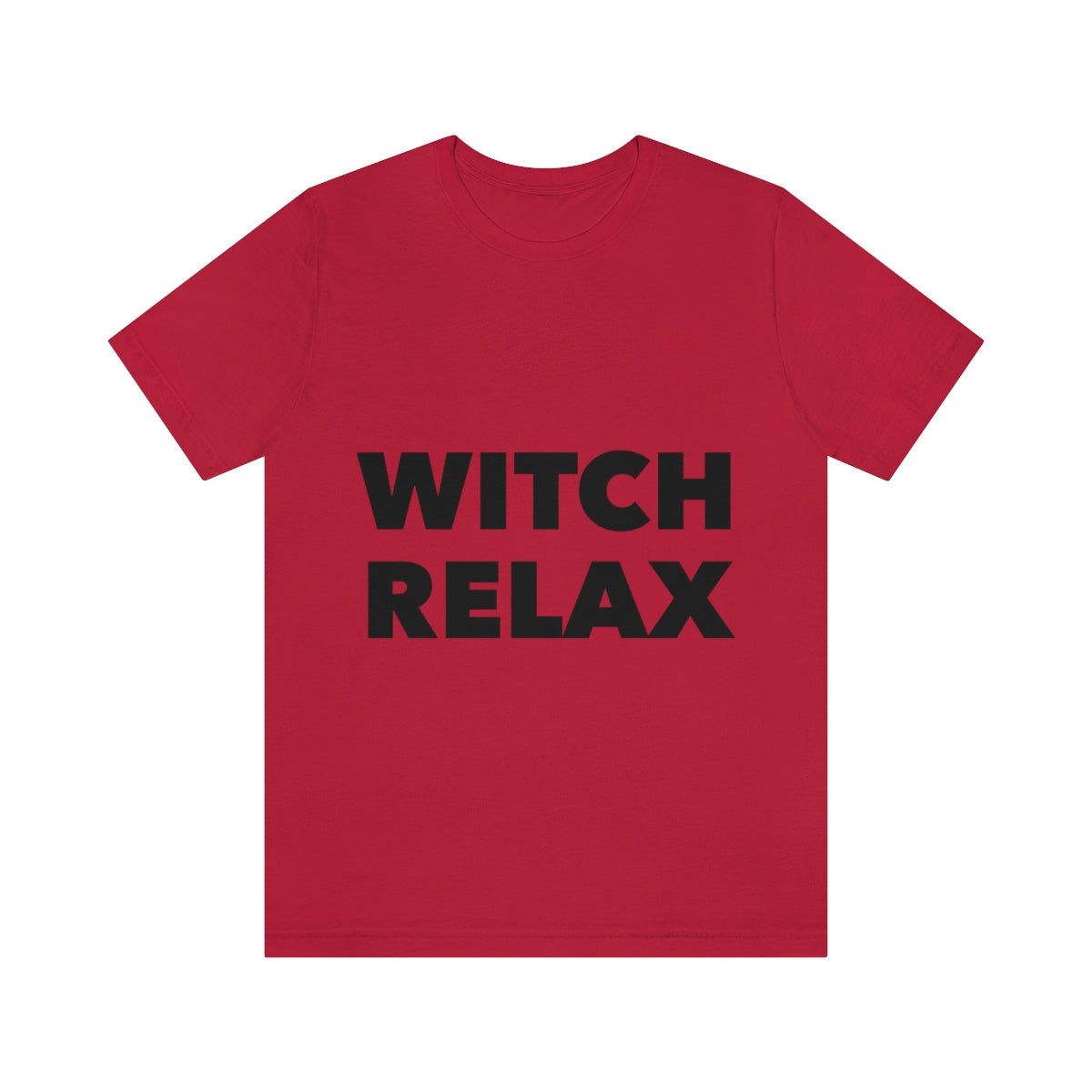 Witch Relax Halloween October TV Series Unisex Jersey Short Sleeve T-Shirt Ichaku [Perfect Gifts Selection]