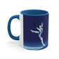 Woman Figure Skating Performance Minimal Sport Lovers Aesthetic Art  Classic Accent Coffee Mug 11oz Ichaku [Perfect Gifts Selection]