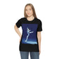 Woman Figure Skating Performance Minimal Sport Lovers Aesthetic Art  Unisex Jersey Short Sleeve T-Shirt Ichaku [Perfect Gifts Selection]