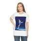 Woman Figure Skating Performance Minimal Sport Lovers Aesthetic Art  Unisex Jersey Short Sleeve T-Shirt Ichaku [Perfect Gifts Selection]