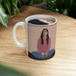 Woman Meditation Gratitude Find Inner Peace Ceramic Mug 11oz Ichaku [Perfect Gifts Selection]