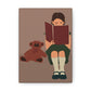 Woman Reading Book with Bear Cozy Cute Art Graphic Art Canvas Gallery Wraps Ichaku [Perfect Gifts Selection]