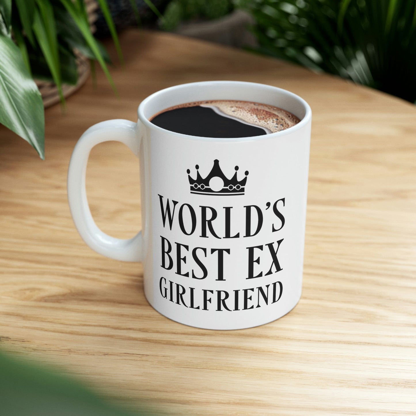 Worlds Best Ex Girlfriend Anti Valentine Day Ceramic Mug 11oz Ichaku [Perfect Gifts Selection]