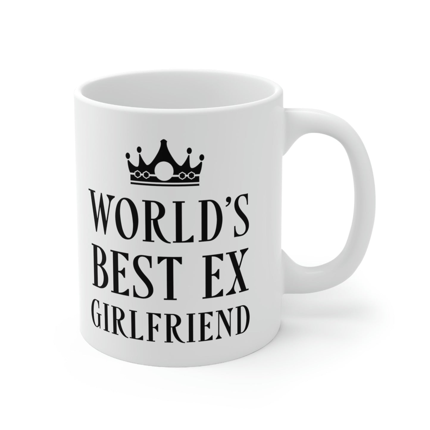 Worlds Best Ex Girlfriend Anti Valentine Day Ceramic Mug 11oz Ichaku [Perfect Gifts Selection]