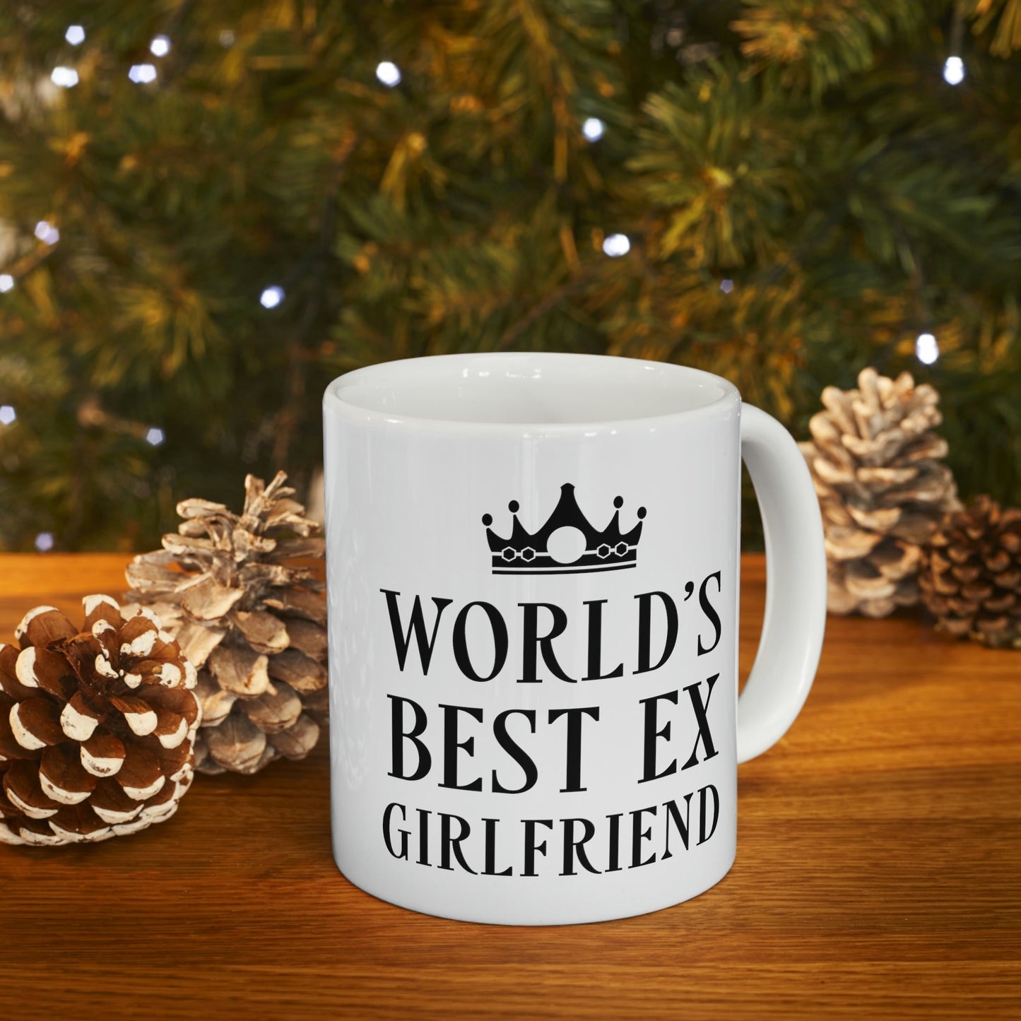 Worlds Best Ex Girlfriend Anti Valentine Day Ceramic Mug 11oz Ichaku [Perfect Gifts Selection]