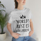 Worlds Best Ex Girlfriend Anti Valentine Day Unisex Jersey Short Sleeve T-Shirt Ichaku [Perfect Gifts Selection]