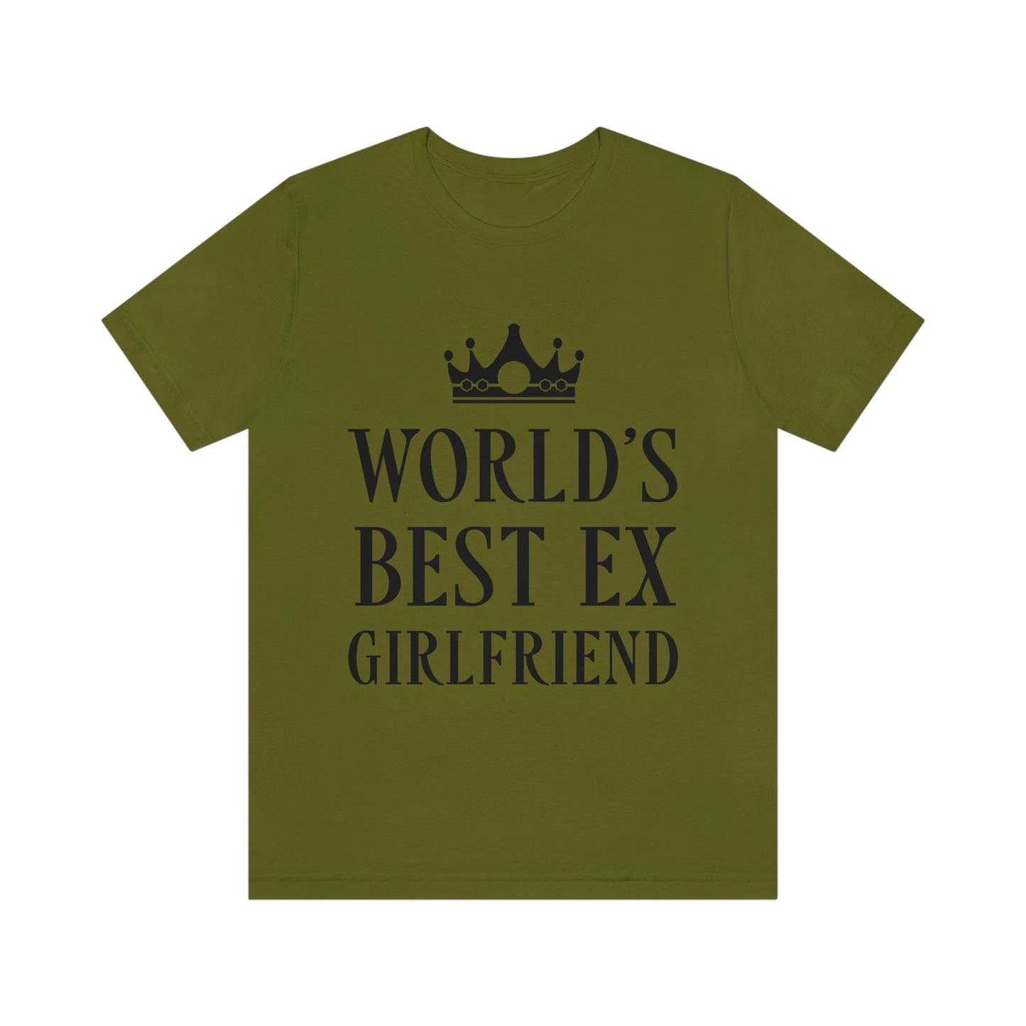 Worlds Best Ex Girlfriend Anti Valentine Day Unisex Jersey Short Sleeve T-Shirt Ichaku [Perfect Gifts Selection]