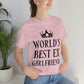 Worlds Best Ex Girlfriend Anti Valentine Day Unisex Jersey Short Sleeve T-Shirt Ichaku [Perfect Gifts Selection]