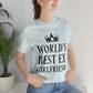 Worlds Best Ex Girlfriend Anti Valentine Day Unisex Jersey Short Sleeve T-Shirt Ichaku [Perfect Gifts Selection]