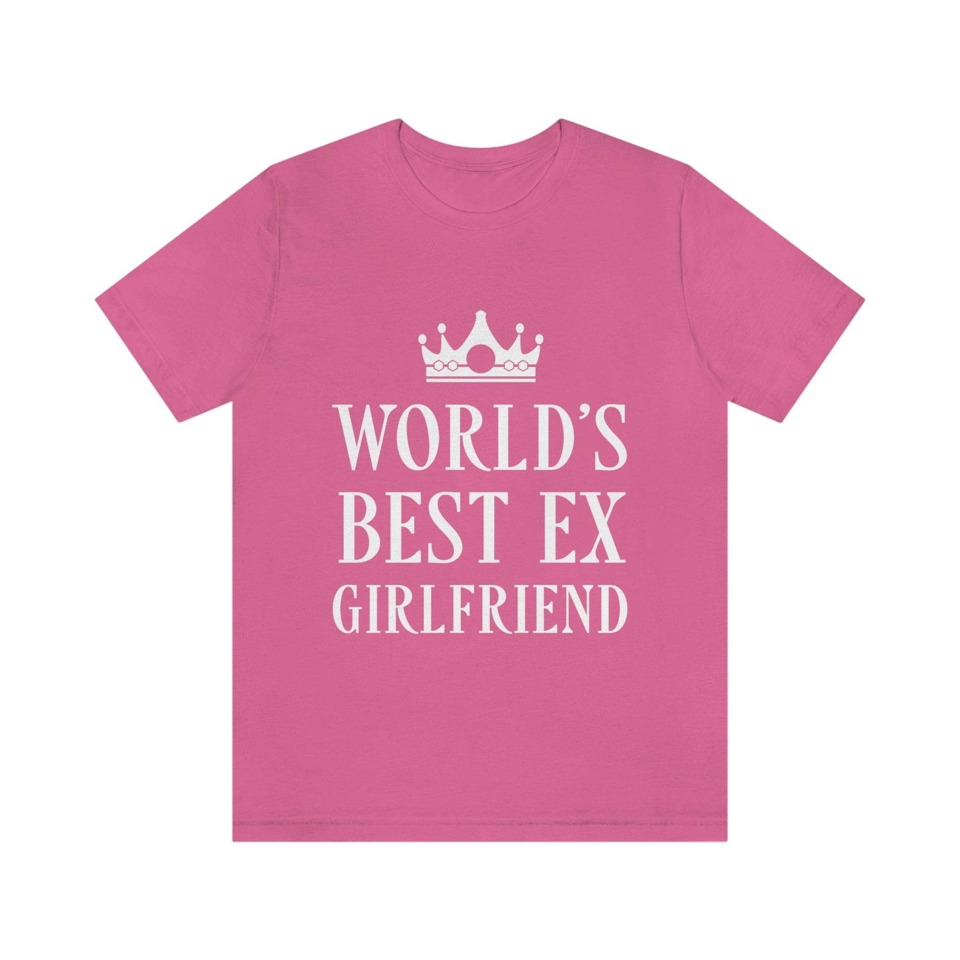 Worlds Best Ex Girlfriend Anti Valentine Day Unisex Jersey Short Sleeve T-Shirt Ichaku [Perfect Gifts Selection]