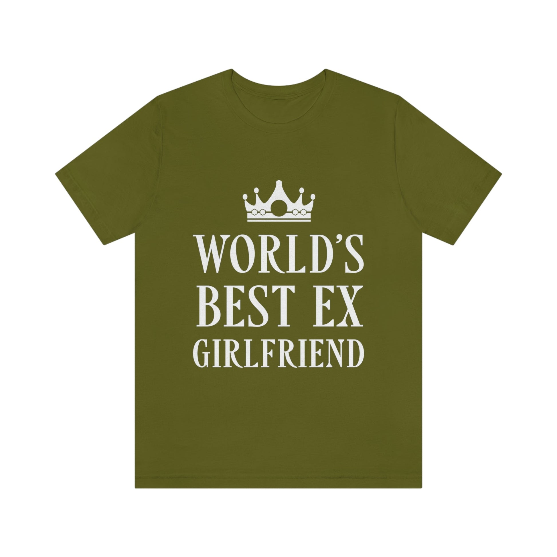 Worlds Best Ex Girlfriend Anti Valentine Day Unisex Jersey Short Sleeve T-Shirt Ichaku [Perfect Gifts Selection]