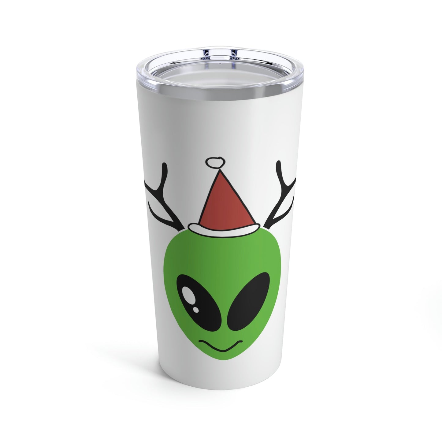 Xmas Aliens Deer Santa Claus UFOS Stainless Steel Hot or Cold Vacuum Tumbler 20oz Ichaku [Perfect Gifts Selection]