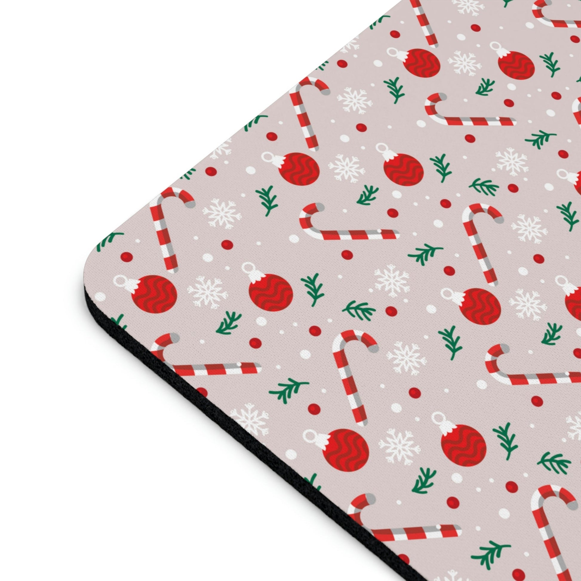 Xmas Ho-Ho-Ho Pattern Happy New Year Ergonomic Non-slip Creative Design Mouse Pad Ichaku [Perfect Gifts Selection]