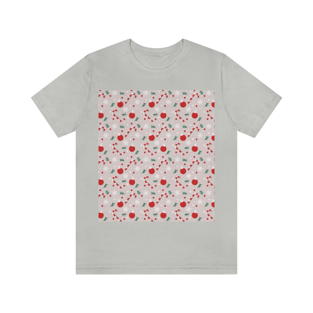 Xmas Ho-Ho-Ho Pattern Happy New Year Unisex Jersey Short Sleeve T-Shirt Ichaku [Perfect Gifts Selection]