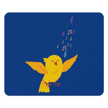 Yellow Canary Happy Birds Lover Ergonomic Non-slip Creative Design Mouse Pad Ichaku [Perfect Gifts Selection]