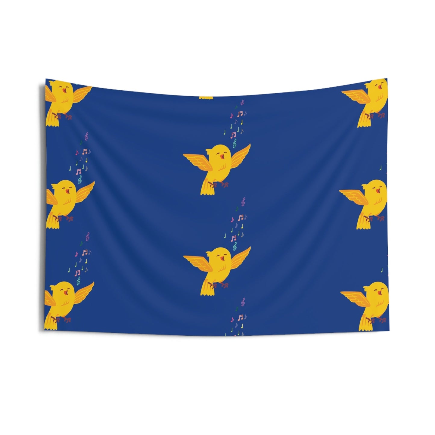 Yellow Canary Happy Birds Lover Indoor Wall Tapestries Ichaku [Perfect Gifts Selection]