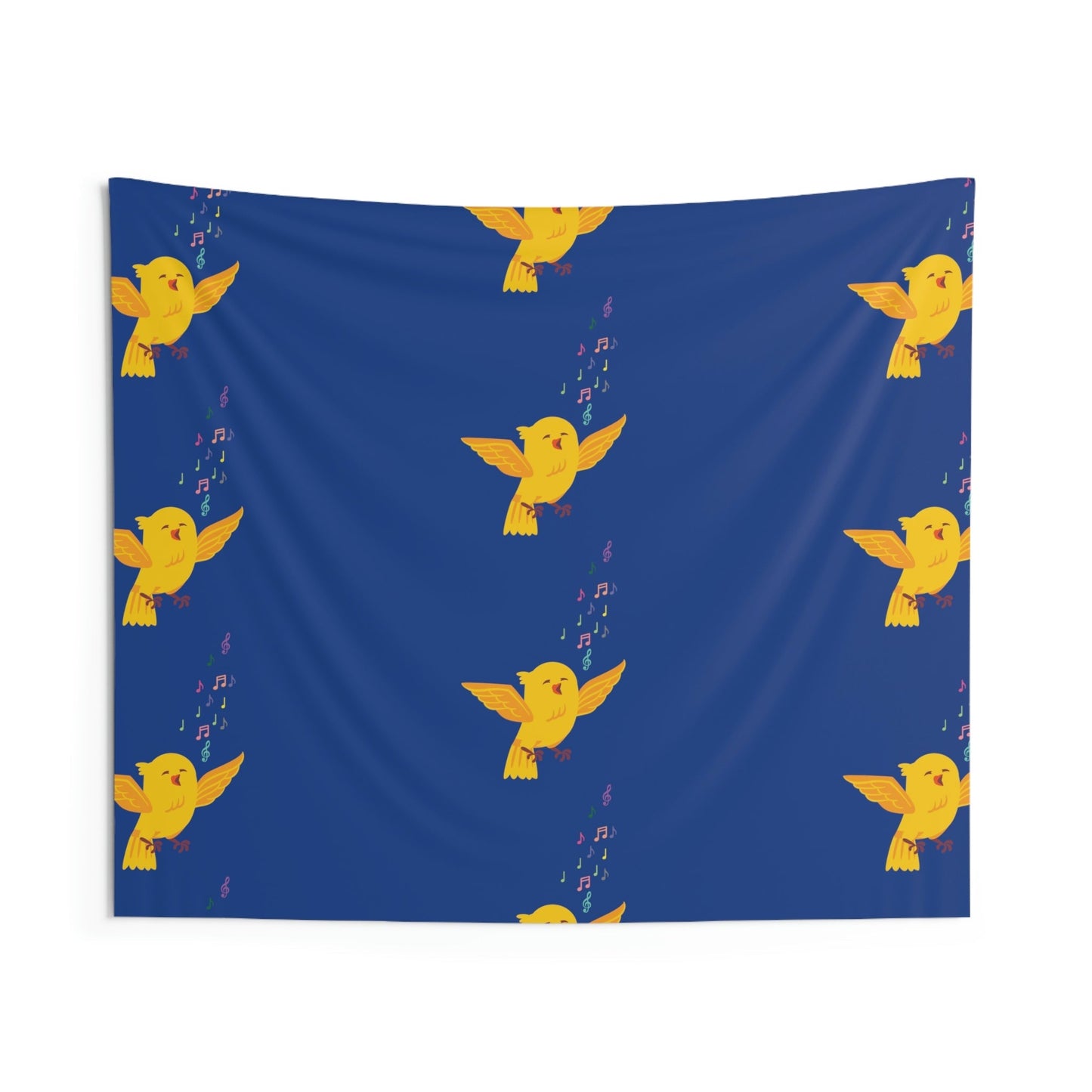 Yellow Canary Happy Birds Lover Indoor Wall Tapestries Ichaku [Perfect Gifts Selection]