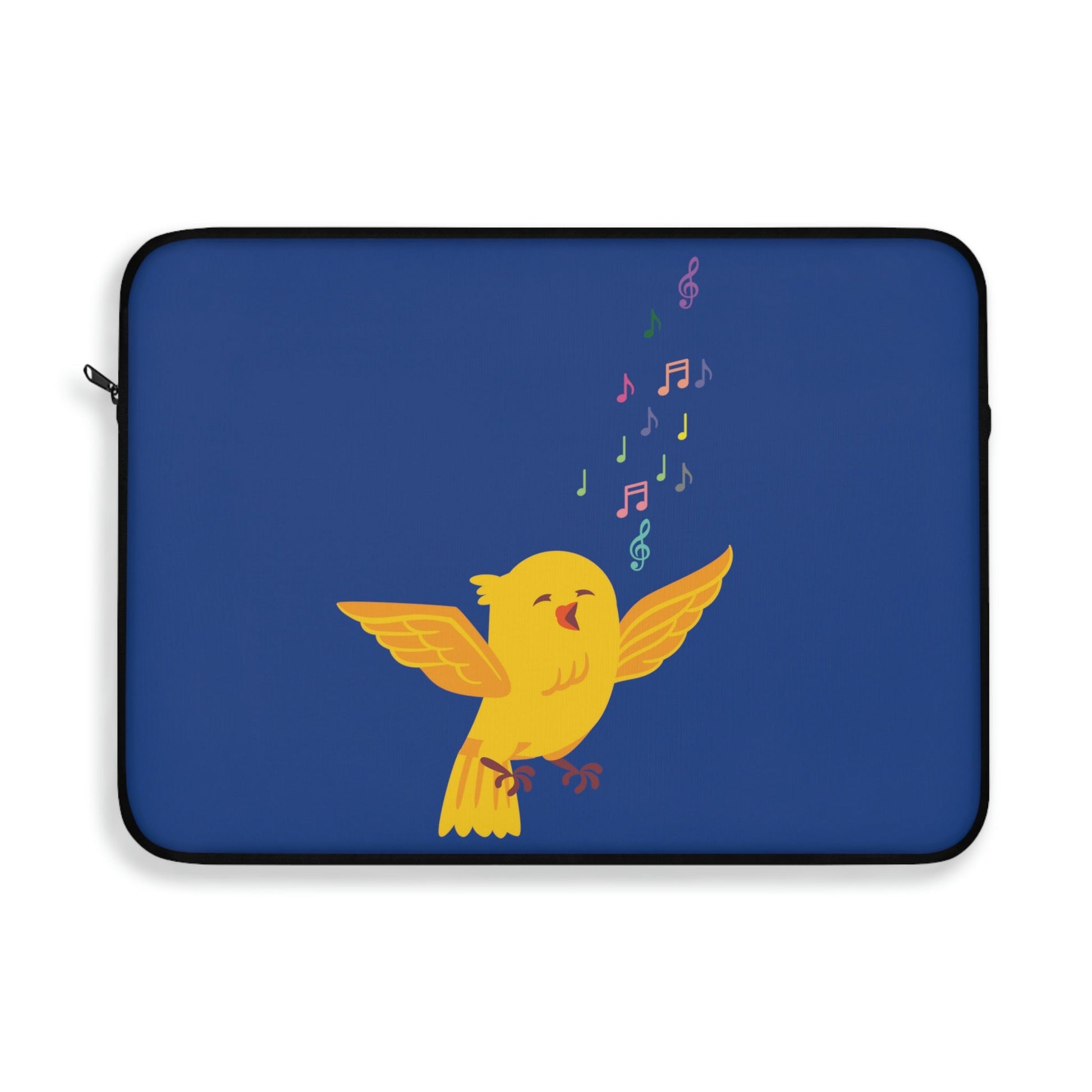 Yellow Canary Happy Birds Lover Laptop Sleeve Ichaku [Perfect Gifts Selection]