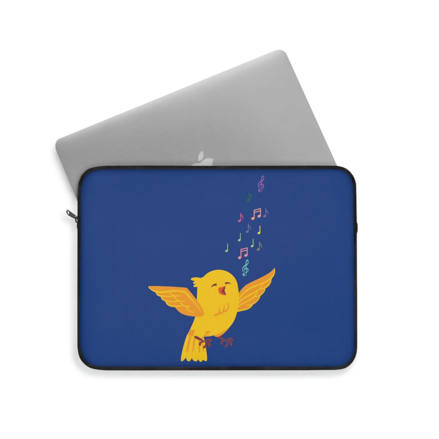 Yellow Canary Happy Birds Lover Laptop Sleeve Ichaku [Perfect Gifts Selection]