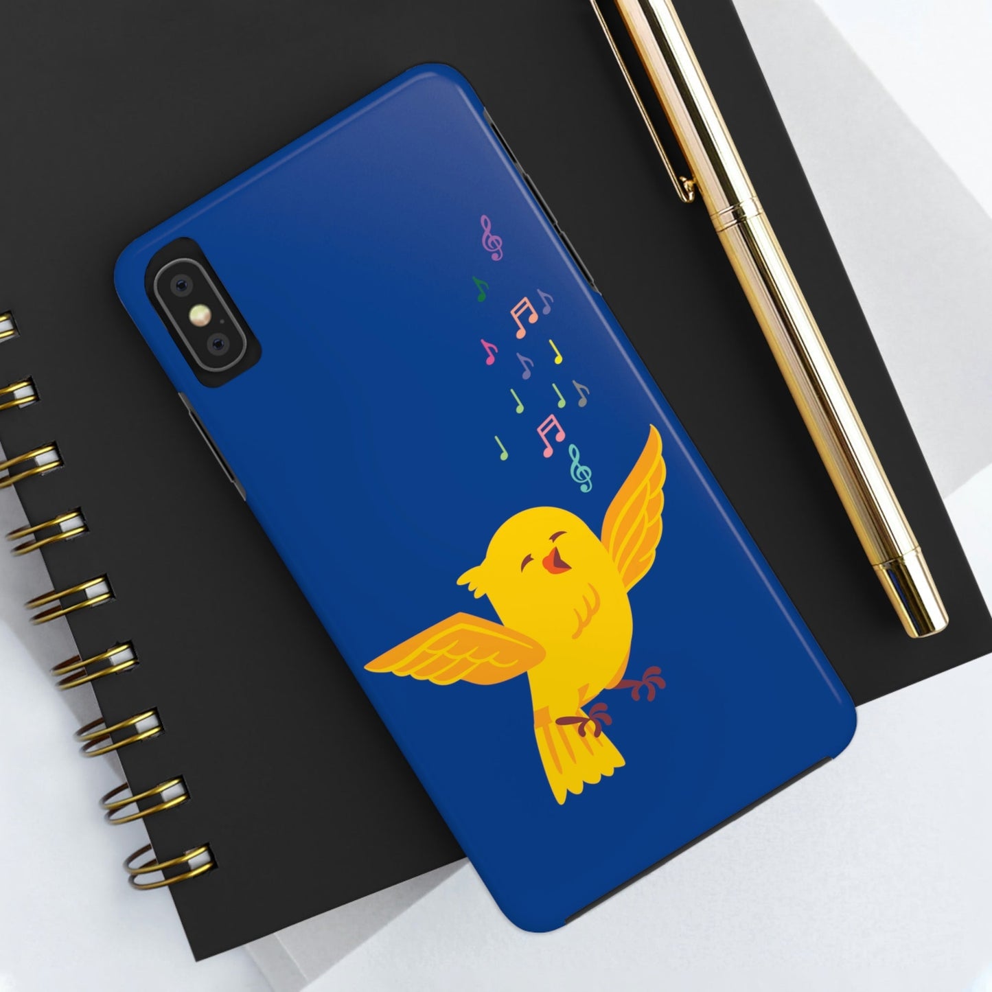Yellow Canary Happy Birds Lover Tough Phone Cases Case-Mate Ichaku [Perfect Gifts Selection]