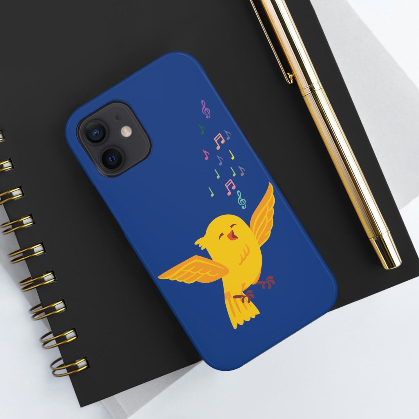 Yellow Canary Happy Birds Lover Tough Phone Cases Case-Mate Ichaku [Perfect Gifts Selection]