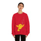 Yellow Canary Happy Birds Lover Unisex Heavy Blend™ Crewneck Sweatshirt Ichaku [Perfect Gifts Selection]