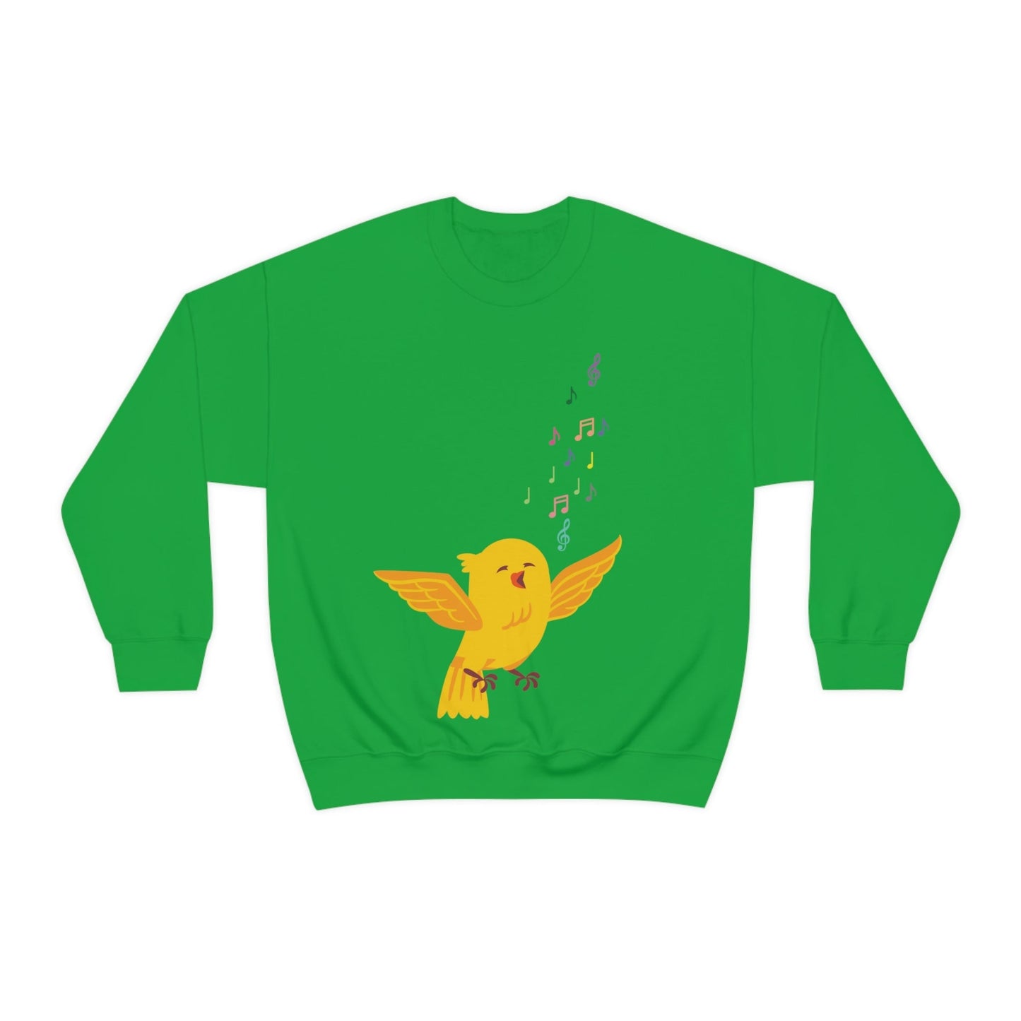 Yellow Canary Happy Birds Lover Unisex Heavy Blend™ Crewneck Sweatshirt Ichaku [Perfect Gifts Selection]