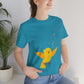 Yellow Canary Happy Birds Lover Unisex Jersey Short Sleeve T-Shirt Ichaku [Perfect Gifts Selection]